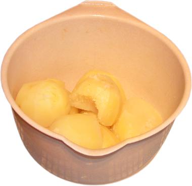 ukotowane ziemniaki na parze