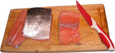 filet z �ososian n� do filetowania, deka do krojenia