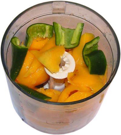 mango, mi��sz z mango, ostra papryczka chili, blender