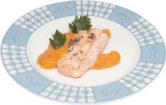 �oso� gotowany na parze, filet z �ososia gotowany na parze