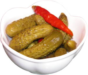 korniszony z chili na ostro