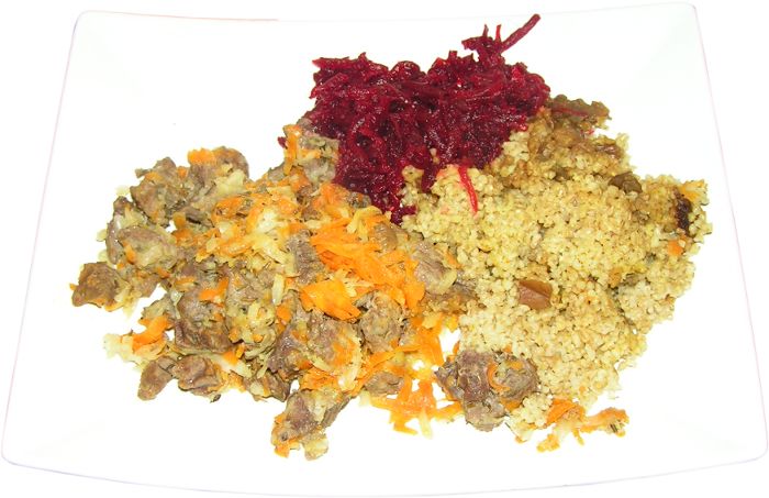 gulasz my�liwski gotowany na parze