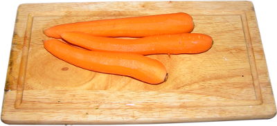 marchewka, marchew, drewniana deska do krojenia