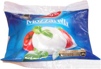 mozzarella sottile gusto, mozzarella z biedronki