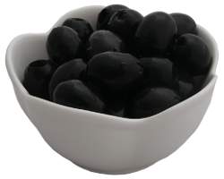 oliwki czarne, oliwki drylowane